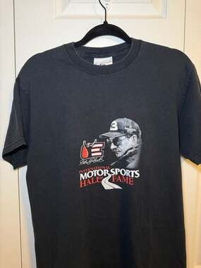 Winners Circle Dale Earnhardt T-Shirt Size M Black Hall Of Fame
